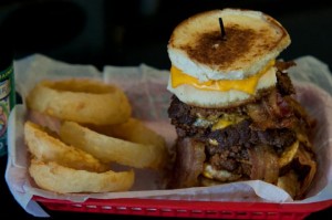Mojo's Burgers and More Quadruple Coronary Challenge