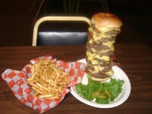 2nd Street Depot Loco-motive burger challenge