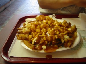 Plate of Poutine
