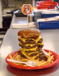 Andy's Big A Burger Challenge