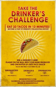 Drinker's Philly - Drinker's Taco Challenge