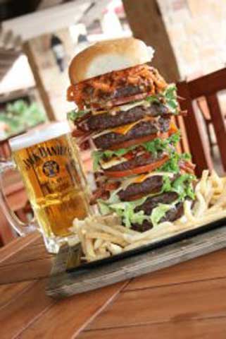Jack Daniels Bar and Grill Big A$$ Burger Challenge